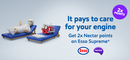 Animated visual of man and a red engine lounging at a spa