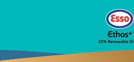 Chips visual for Esso Supreme 25% Renewable Diesel